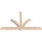 Ekena Millwork Redmond Smooth Timber Gable Bracket, Douglas Fir, 108"W x 68"H x 5 1/2"D x 5 1/2"F, 15/12 Pitch GBW108X68X0606RED00SDF - alternate 4